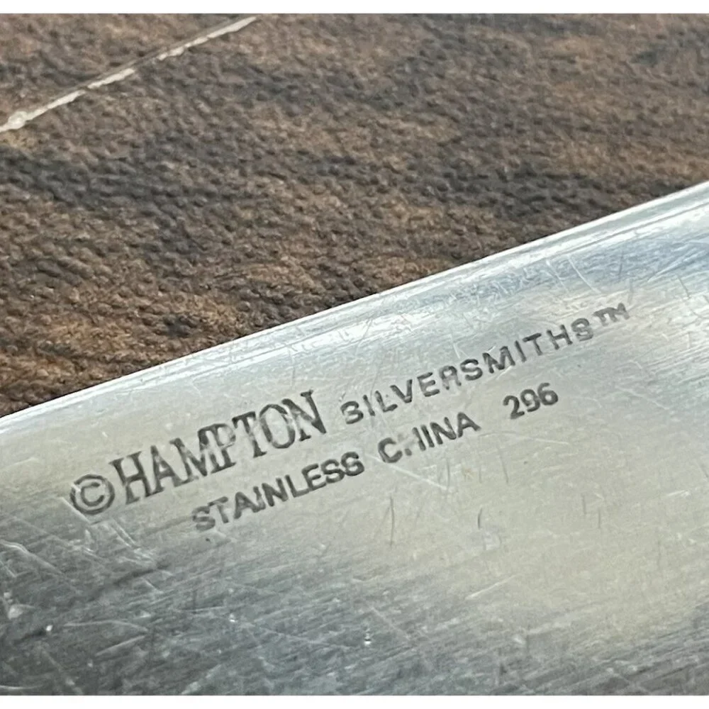 Hampton Silversmiths Farrah Modern Dinner Knife Set of 7 9 1/4